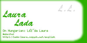 laura lada business card